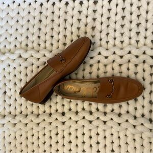 Sam Edelman Brown Leather Horsebit Loafers